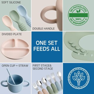 Foto 6 | Foto 6 | Set de Alimentación para Bebés Yinder Silicone 24 Piezas - Venta Internacional