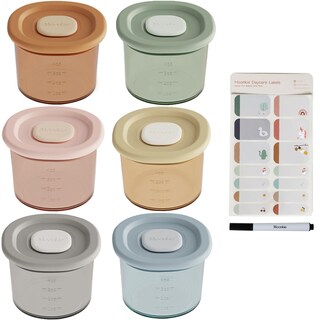 Foto 1 | Foto 1 | Contenedores De Comida Para Bebés Moonkie De Silicona De 120 Ml Con Tapas Herméticas - Venta Internacional.