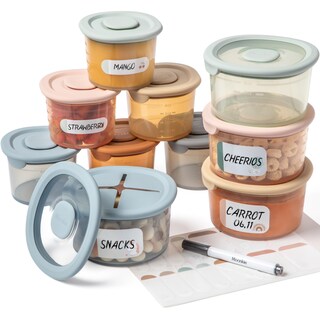 Foto 1 | Foto 1 | Recipientes De Comida Para Bebés Moonkie Silicone 240 Ml/120 Ml, Juego De 2 - Venta Internacional.