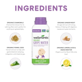 Foto 3 | Foto 3 | Gripe Water Wellements 120 Ml (paquete De 2) Organic Newborn+ - Venta Internacional.