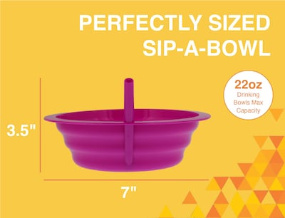 Foto 7 | Foto 7 | Juego De Cuencos Con Pajita Arrow Home Products Sip-a-bowl 650 Ml Paquete De 4 Unidades Para Niños - Venta Internacional.