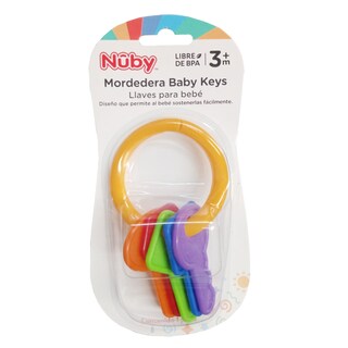 Foto 1 | Foto 1 | Mordedera Llaves Multicolor Nuby Lila Redonda