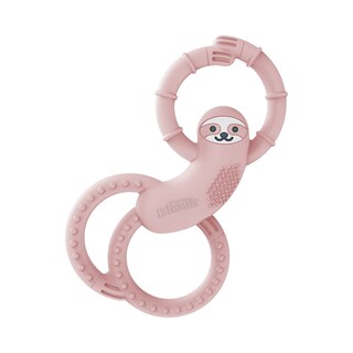 Foto 1 | Foto 1 | Mordedera para Bebé Dr. Brown's Flexees Perezoso Rosa de Silicona más de 3 M - Venta Internacional