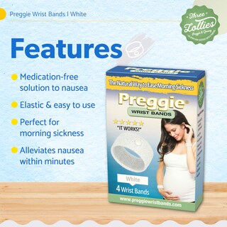 Foto 2 | Foto 2 | Pulseras Contra Las Náuseas Three Lollies Preggie Morning Nickness - Venta Internacional.