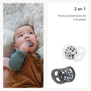 Foto 5 | Foto 5 | Pack 2 Chupetes Twistshake 6+ Meses Tetina Ortodóncica Color Blanco