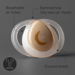Foto 3 | Foto 3 | Chupete Tommee Tippee Nighttime De 6 A 18 Meses Con Brillo En La Oscuridad - Venta Internacional.