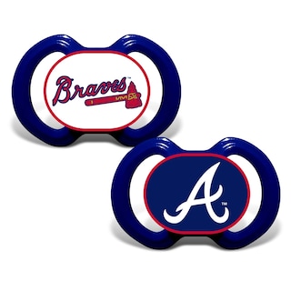 Foto 1 | Foto 1 | Chupete Baby Fanatic Atlanta Braves, Paquete De 2 Unidades, Sin Bpa - Venta Internacional.