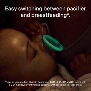 Foto 4 | Foto 4 | Chupete Tommee Tippee Con Forma De Pecho Nocturno De 0 A 6 M Con Brillo En La Oscuridad - Venta Internacional.