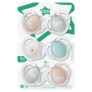 Foto 7 | Foto 7 | Chupete Tommee Tippee Para La Noche, De 0 A 6 Meses, Con Brillo En La Oscuridad - Venta Internacional.