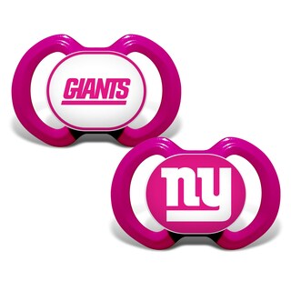 Foto 1 | Foto 1 | Chupete Para Niñas Fanatic, Color Rosa, De Los New York Giants De La Nfl, Paquete De 2 - Venta Internacional.