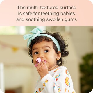 Foto 3 | Foto 3 | Chupete Y Mordedor Nuk Comfy Duet 100% Silicona 0-12 M - Venta Internacional.