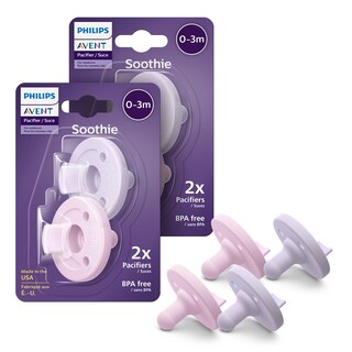 Foto 1 | Foto 1 | Chupetes Para Bebés Avent Soothie Orthodontic De 0 A 3 Meses Paquete De 4 - Venta Internacional.