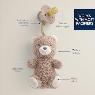Foto 5 | Foto 5 | Set De Chupete Y Adorno Itzy Ritzy Natural Rubber Bear 0-6m - Venta Internacional.