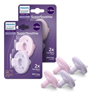 Foto 1 | Foto 1 | Chupetes Para Bebés Avent Soothie Orthodontic 100% Silicona Paquete De 4 - Venta Internacional.