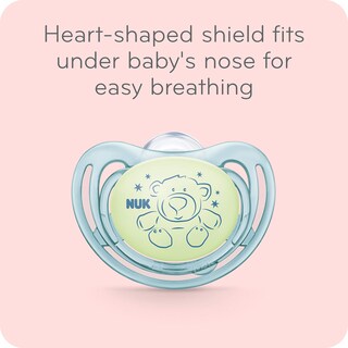 Foto 6 | Foto 6 | Chupetes Nuk Airflow Que Brillan En La Oscuridad 6 A 18 Meses Paquete De 2 - Venta Internacional.