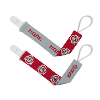 Foto 1 | Foto 1 | Pinza Para Chupetes Babyfanatic Ncaa Ohio State Buckeyes, Paquete De 2 - Venta Internacional.