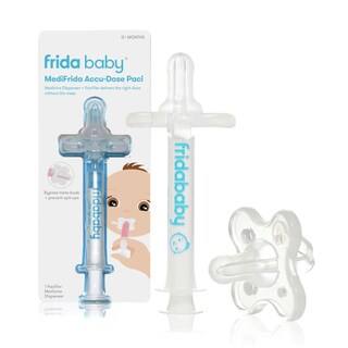 Foto 2 | Foto 2 | Combo: Chupete Dispensador De Medicamentos + Cepillo De Dientes Dedal Para Bebés Frida Baby