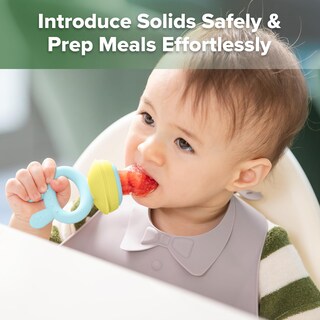 Foto 2 | Foto 2 | Comedero Y Minicongelador Para Comida Para Bebés, Bandeja Para Picar, Color Azul Haakaa - Venta Internacional.