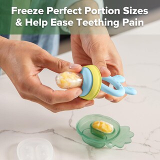 Foto 3 | Foto 3 | Comedero Y Minicongelador Para Comida Para Bebés, Bandeja Para Picar, Color Azul Haakaa - Venta Internacional.