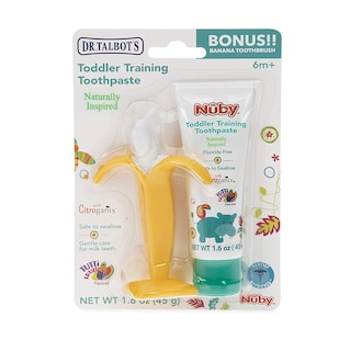 Foto 2 | Foto 2 | Pasta De Dientes Dr. Talbot's Toddler Training Con Cepillo Nuby Banana - Venta Internacional.