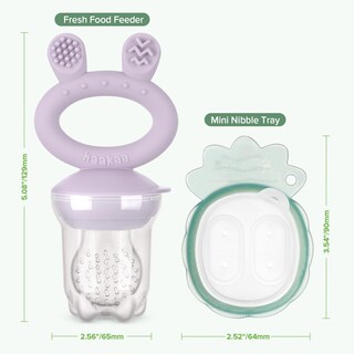 Foto 7 | Foto 7 | Comedero De Fruta Para Bebés Y Bandeja Para Picar Con Minicongelador Haakaa - Venta Internacional.