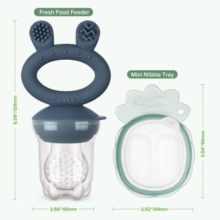 Foto 7 | Foto 7 | Combo De Comedero De Comida Para Bebés Y Minicongelador Bandeja Para Picar Haakaa - Venta Internacional.