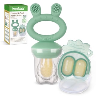 Foto 1 | Foto 1 | Comedero De Fruta Para Bebés Y Bandeja Para Picar Con Minicongelador Haakaa - Venta Internacional.
