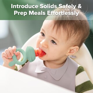 Foto 2 | Foto 2 | Comedero De Fruta Para Bebés Y Bandeja Para Picar Con Minicongelador Haakaa - Venta Internacional.