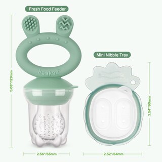 Foto 7 | Foto 7 | Comedero De Fruta Para Bebés Y Bandeja Para Picar Con Minicongelador Haakaa - Venta Internacional.