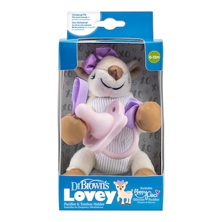 Foto 1 | Foto 1 | Soporte Para Chupetes Y Mordedores Dr. Brown's Baby Lovey Deer 0-6 M - Venta Internacional.