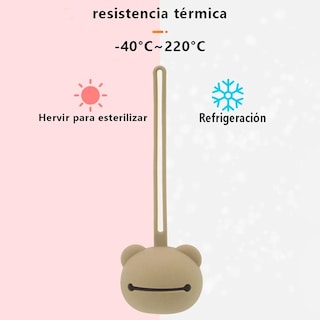 Foto 2 | Foto 2 | Porta Chupones Bebé Belug Silicona Estuche Para Guardar Chupete Beige