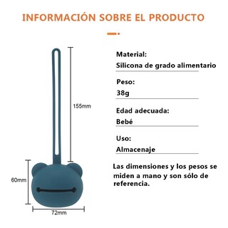 Foto 3 | Foto 3 | Porta Chupones Bebé Lab.g Silicona Estuche Para Guardar Chupete Azul