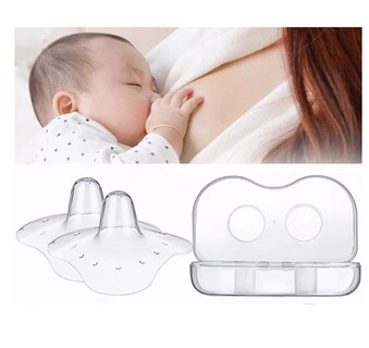 Foto 2 | Foto 2 | Pezonera Protectora BELUG para Lactancia Transparentes 2 Piezas