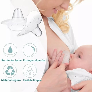 Foto 4 | Foto 4 | Pezonera Protectora BELUG para Lactancia Transparentes 2 Piezas