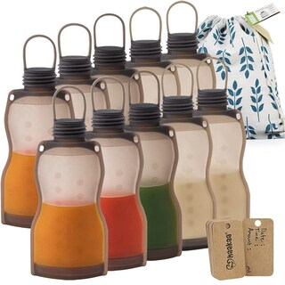Foto 1 | Foto 1 | Bolsas De Almacenamiento De Leche Materna, De Silicona, Reutilizables, 260 Ml, 10 Unidades - Venta Internacional.
