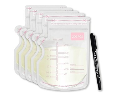 Foto 1 | Foto 1 | Bolsa De Almacenamiento De Leche Materna 250ml 200piezas+pen