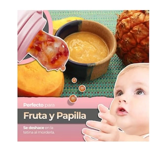 Foto 4 | Foto 4 | Chupón Fruta Y Papilla Alimentador Para Bebé Mordedera 6 Pcs