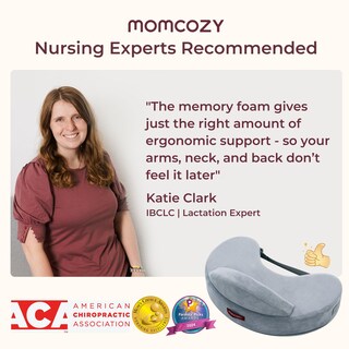 Foto 7 | Foto 7 | Almohada De Lactancia Exclusiva De Espuma Viscoelástica Momcozy Con Valla De Seguridad - Venta Internacional.