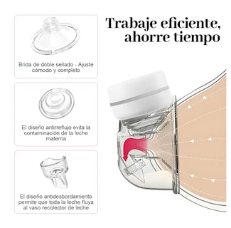 Foto 6 | Foto 6 | Extractor De Leche Eléctrico Manos Libres 3 Modos 12 Niveles