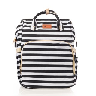 Foto 1 | Foto 1 | Mochila Pañalera Debug Para Bebé Con Cambiador Cuna, Color Blanco-negro