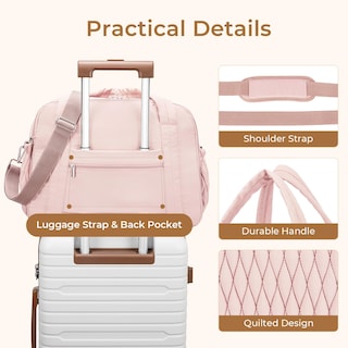 Foto 6 | Foto 6 | Bolsa De Pañales Telena Travel Crossbody, Grande, Rosa Con Funda - Venta Internacional.