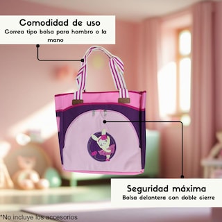 Foto 2 | Foto 2 | Pañalera Conejito Dyaly Para Bebe Color Rosa