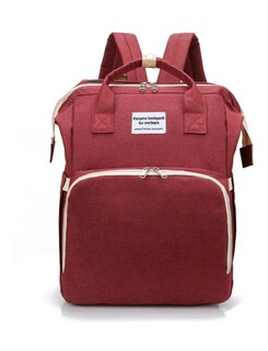 Foto 2 | Foto 2 | Mochila Panalera Cuna Impermeable Multifunción Bebe Viaje Color Rojo
