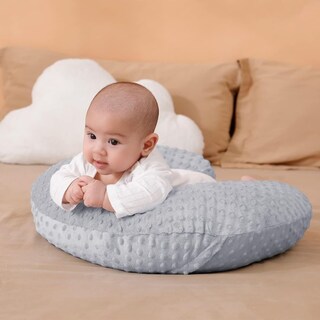 Foto 3 | Foto 3 | Almohada Cojín Lactancia Amamantar Bebé Mãe Baby Antirreflujo Cómodo(elefantes)premium Tela Muy Suave Hipoalergénicas Fresco