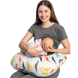 Foto 7 | Foto 7 | Almohada Cojín Lactancia Amamantar Bebé Mãe Baby Antirreflujo Cómodo(dinosaurios)premium Tela Muy Suave Hipoalergénicas Fresco