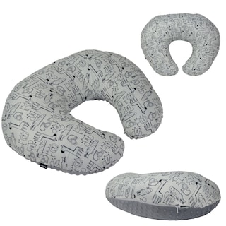 Foto 1 | Foto 1 | Almohada Cojín Lactancia Amamantar Bebé Mãe Baby Antirreflujo Cómodo(safari)premium Tela Muy Suave Hipoalergénicas Fresco