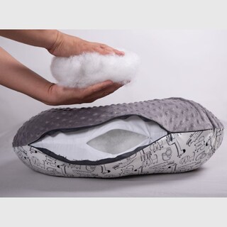 Foto 6 | Foto 6 | Almohada Cojín Lactancia Amamantar Bebé Mãe Baby Antirreflujo Cómodo(safari)premium Tela Muy Suave Hipoalergénicas Fresco
