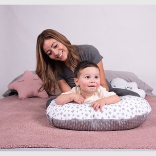 Foto 3 | Foto 3 | Almohada Cojín Lactancia Amamantar Bebé Mãe Baby Antirreflujo Cómodo(estrella)premium Tela Muy Suave Hipoalergénicas Fresco