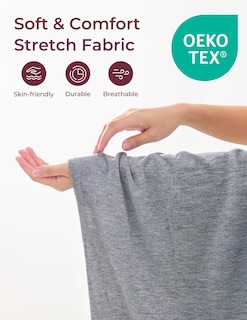 Foto 3 | Foto 3 | Funda De Almohada Para Embarazo Momcozy, Poliéster Gris En Forma De J - Venta Internacional.