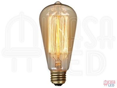 Foto 2 | Foto 2 | Foco Edison Vintage Bulbo St64 40w Incandecente Dimeable